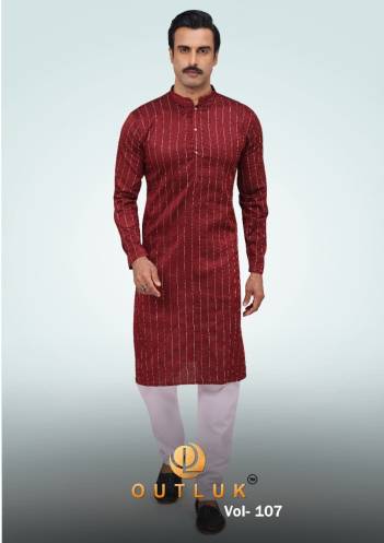 Outluk Vol 107 Traditional Wear Mens Wear Kurta Payjama Collection